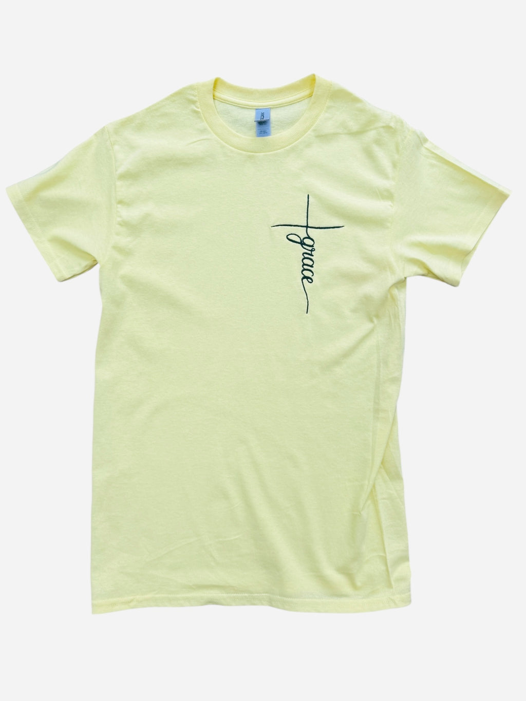 GRACE Cross Embroidered T-Shirt