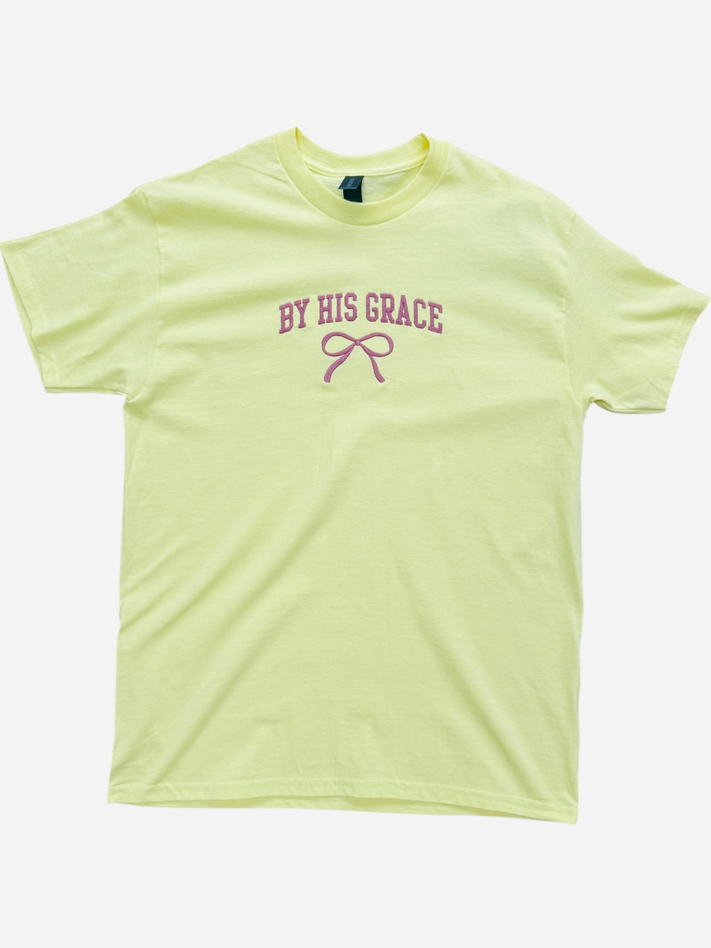 BY HIS GRACE Embroidered T-Shirt