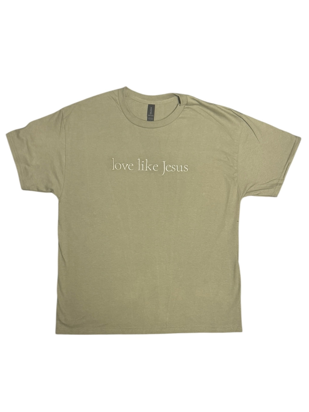 Love Like Jesus Embroidered T-Shirt