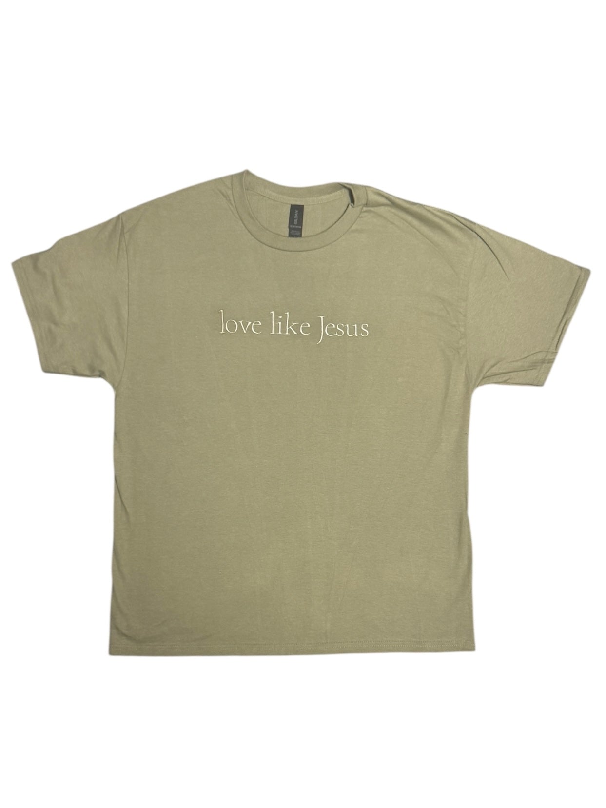 Love Like Jesus Embroidered T-Shirt