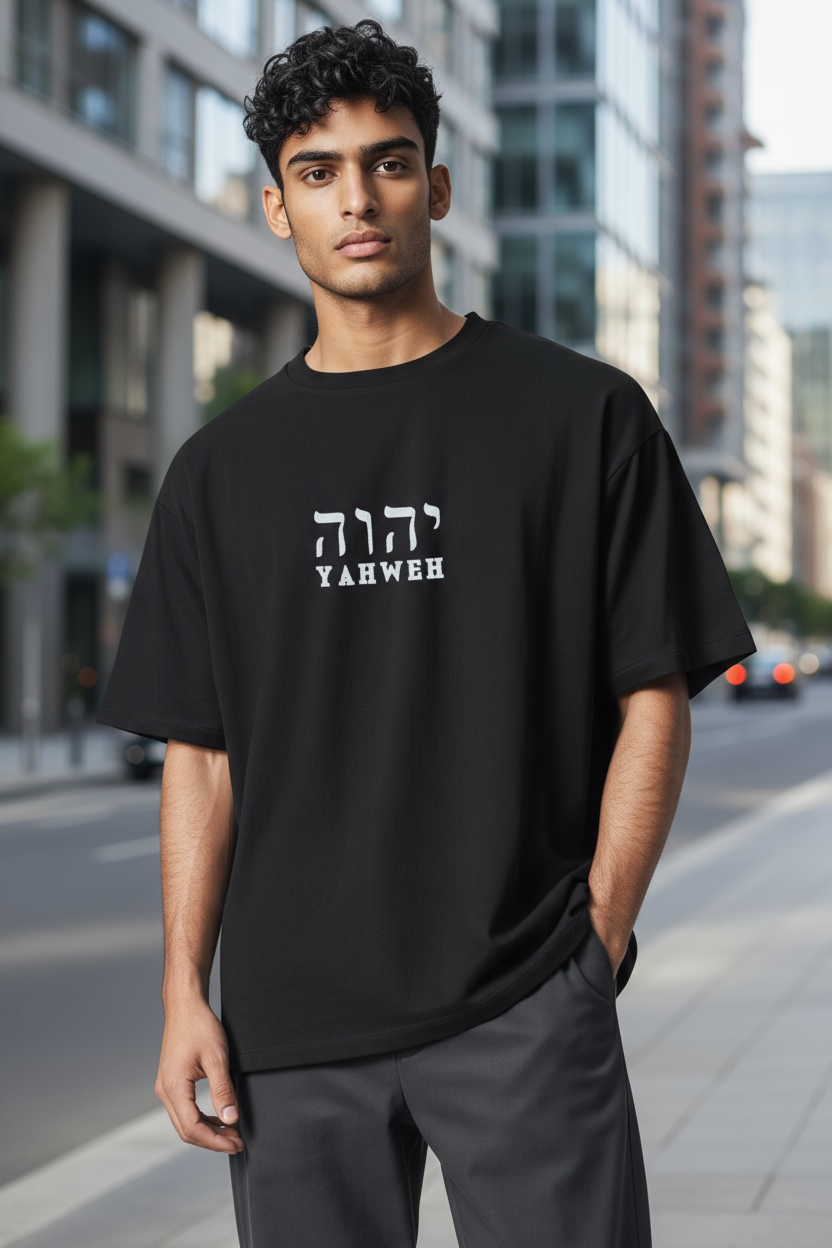 YAHWEH Embroidered T-Shirt